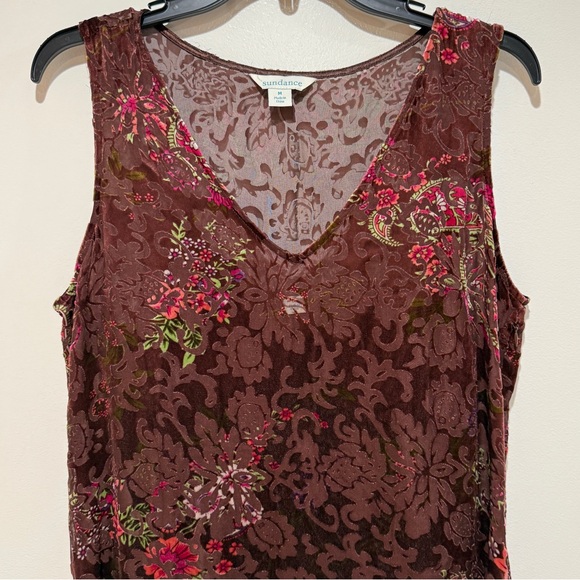 Sundance Velvet Vision Burnout Maxi Dress Medium M Sheer Fairycore Party Whimsy - Picture 7 of 9